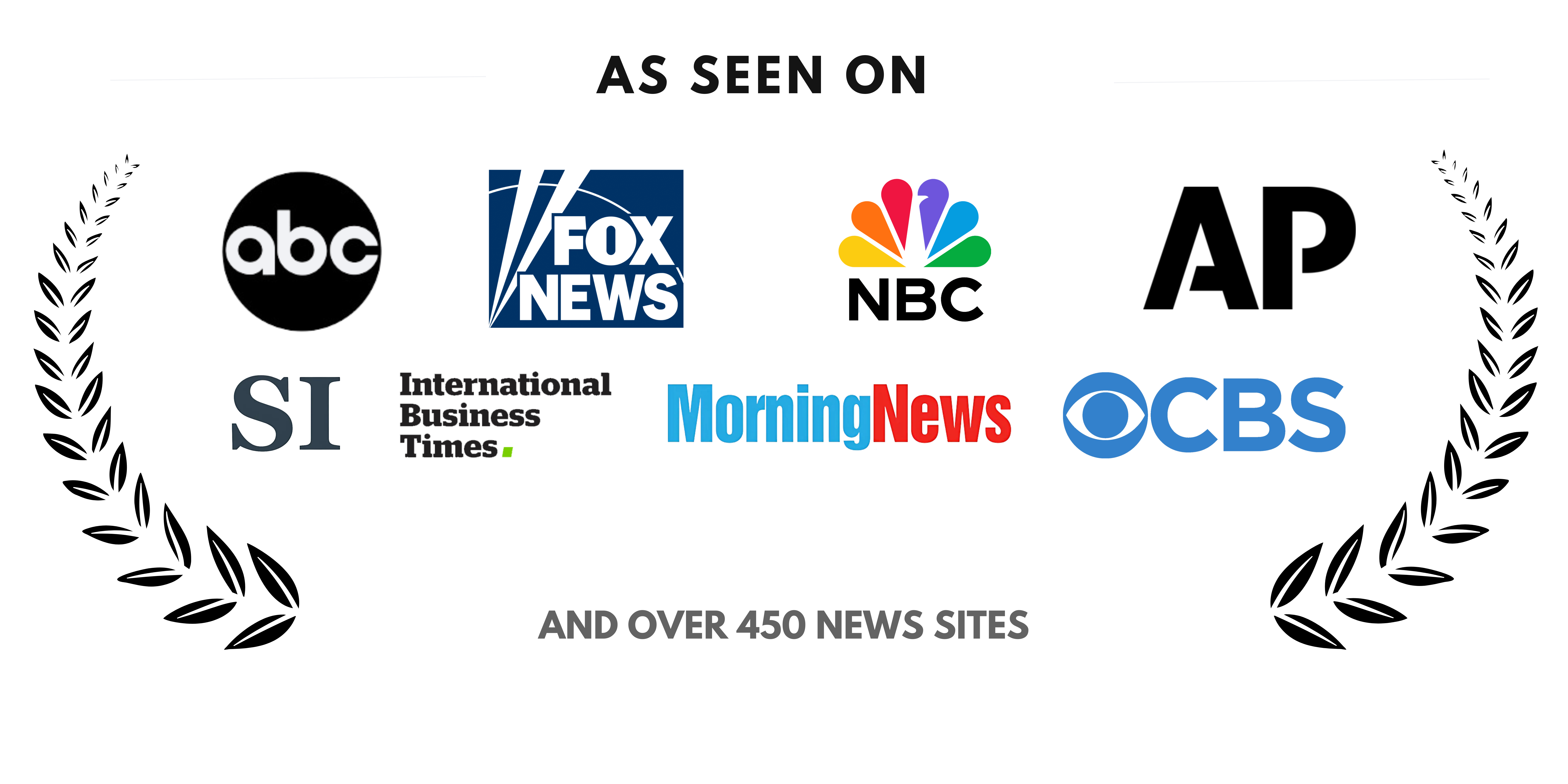 As seen on ABC, Fox News, NBC, SI, International Business Times, Morning News, CBS and over 450 news sites